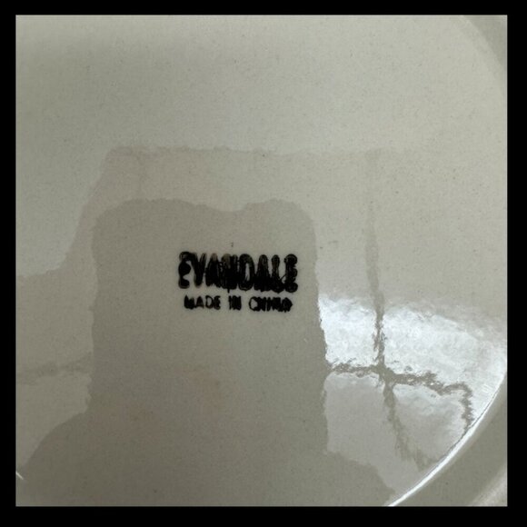 Evandale Tiger Strips Plate 8.5" - Picture 4 of 4